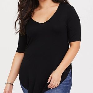 torrid Tops - Torrid NWT Super Soft Vneck Tunic Size 0 torrid Tops - Torrid NWT Super Soft Vneck Tunic Size 0